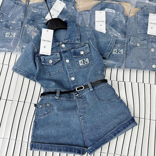Denim Romper / Jumpsuit