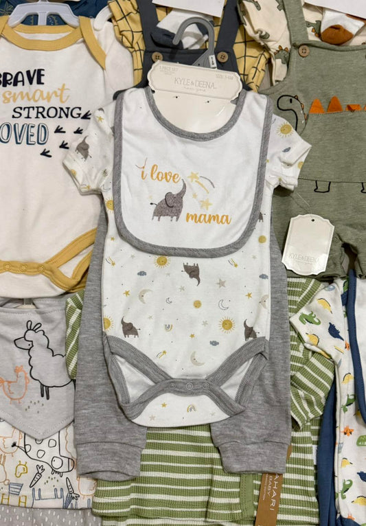 I love mama 3 pc set