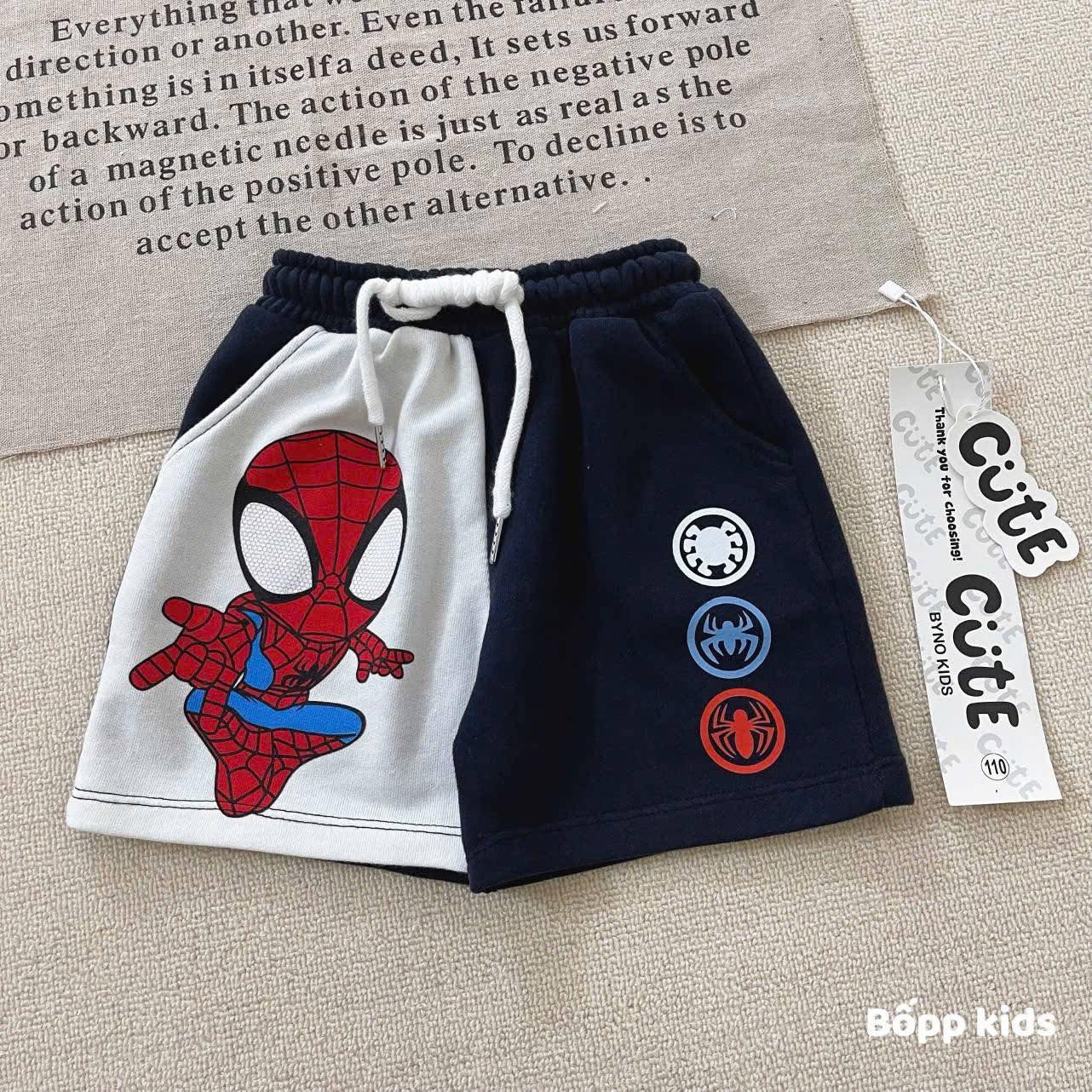 💛Spiderman Tshirt + Shorts Terno